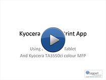 Using Kyocera Mobile Print App with Asus Android Tablet [Video]